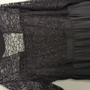 Black lace dress